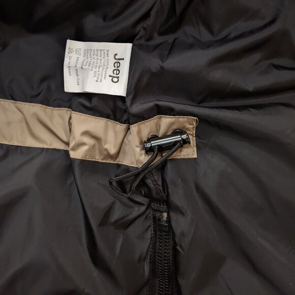 Jeep Duck Down Heavyweight Puffer Parka Jacket, men's XXXL - Picture 12 of 13